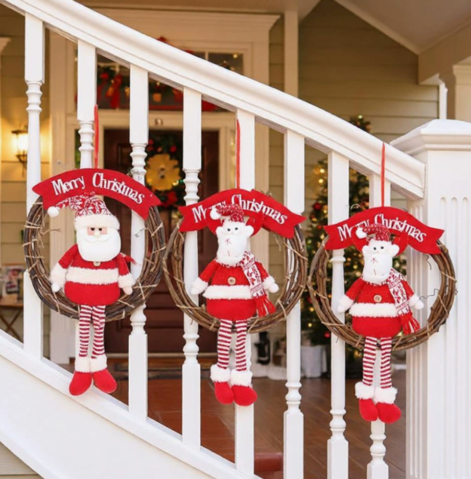 Santa Wreath Hangers
